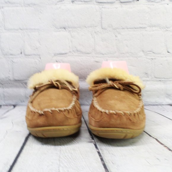 LL BEAN Lined Wicked Good Mocs Slippers Size 7 M - Picture 4 of 9